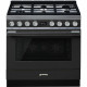 SMEG Cocina horno eléctrico  CPF9GPAN. 6 zonas. Antracita. Zona Gigante